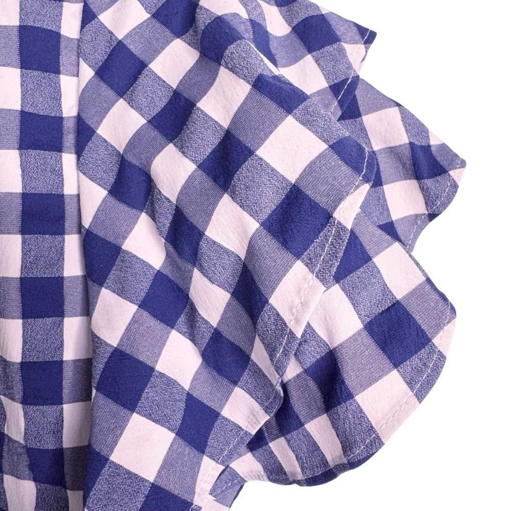 VINEYARD VINES NWT Harbor Gingham Dress Size XS in Deep Bay Blue - Picture 5 of 13